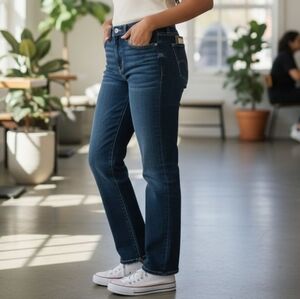 Banana Republic High Rise Straight Blue Women's Jeans